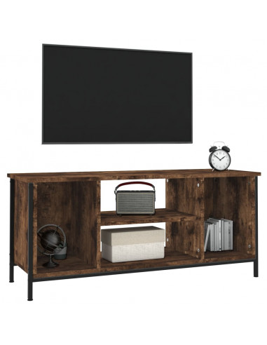 Mobile TV Rovere Fumo 102x35x45 cm in Legno Multistrato