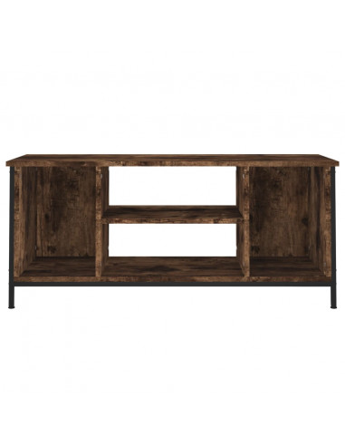Mobile TV Rovere Fumo 102x35x45 cm in Legno Multistrato