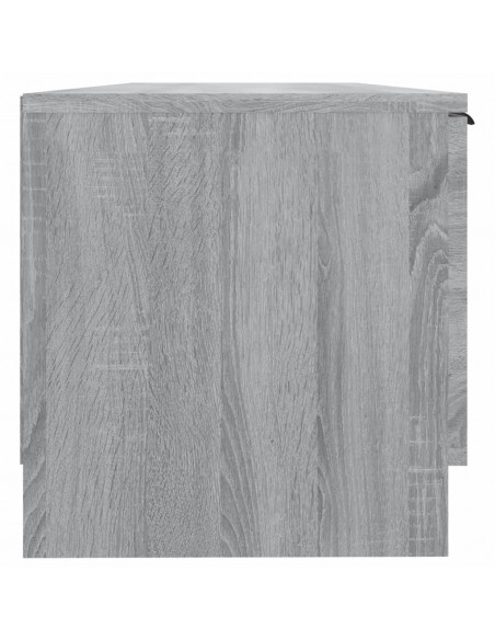 Mobile TV Grigio Sonoma 102x35x36,5 cm in Legno Multistrato