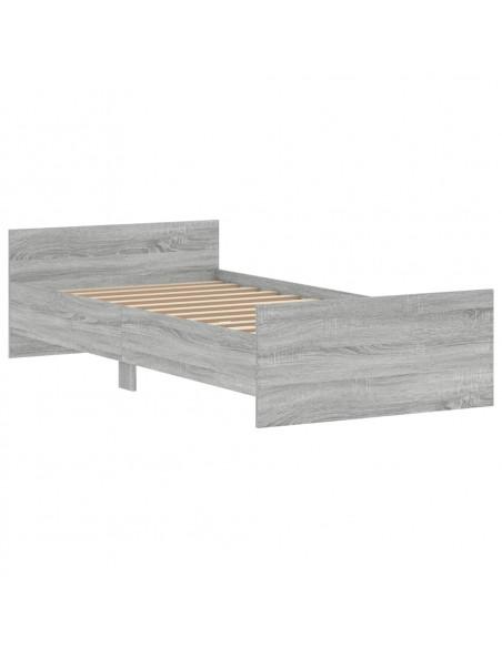 Giroletto Grigio Sonoma 90x190 cm in Legno Multistrato