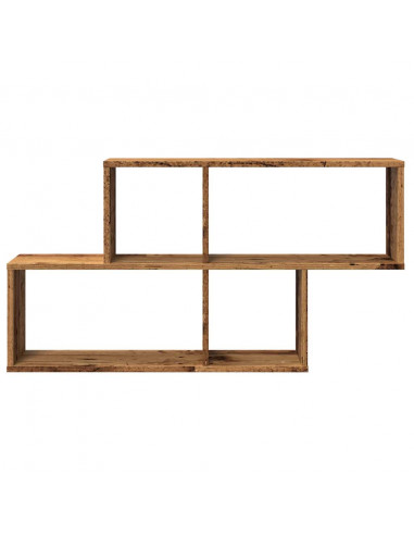 Scaffale a Parete Legno Vecchio 100x18x53 cm in Truciolato