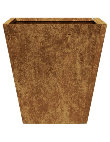 Fioriera da Giardino 30x30x30 cm Acciaio Corten