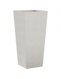 Fioriera da Giardino 35x35x75 cm in Acciaio Inox 2