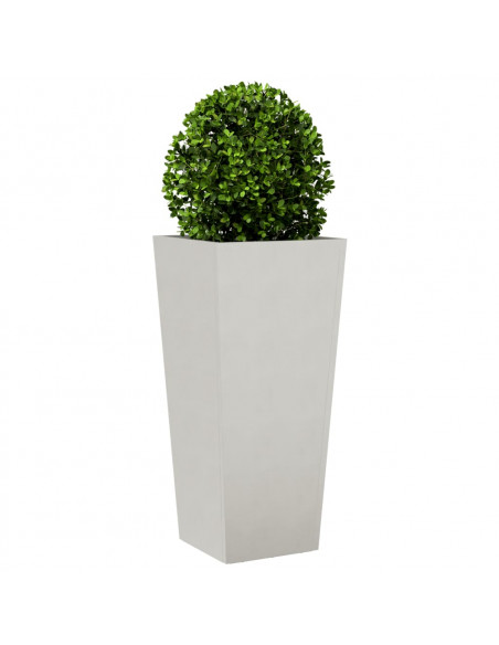 Fioriera da Giardino 35x35x75 cm in Acciaio Inox