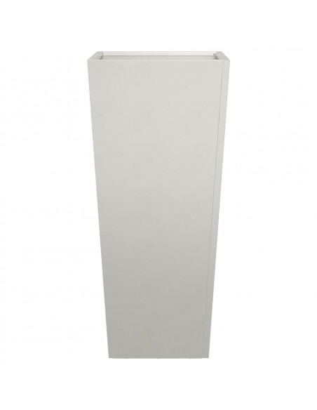 Fioriera da Giardino 35x35x75 cm in Acciaio Inox