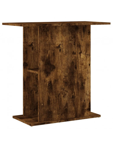 Supporto Acquario 75x36x72,5 cm Legno Multistrato Rovere Fumo
