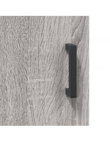 Credenza Grigio Sonoma 69,5x34x90 cm in Legno Multistrato