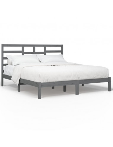 Giroletto Grigio in Legno Massello 200x200 cm