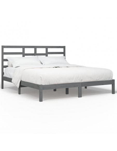 Giroletto Grigio in Legno Massello 200x200 cm