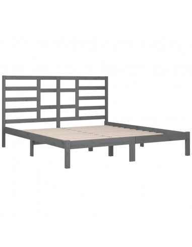 Giroletto Grigio in Legno Massello 200x200 cm