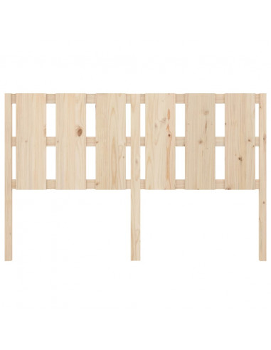 Testiera per Letto 155,5x4x100 cm in Legno Massello di Pino