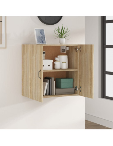 Armadietto a Muro Rovere Sonoma 60x31x60 cm Legno Multistrato