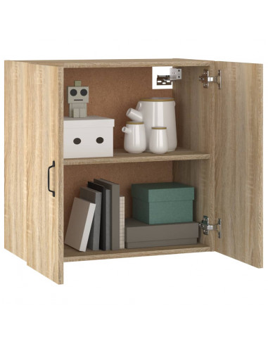Armadietto a Muro Rovere Sonoma 60x31x60 cm Legno Multistrato