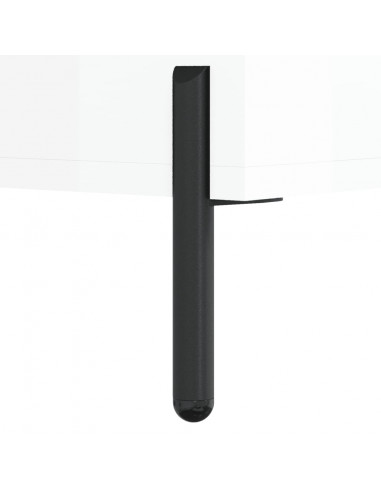 Credenza 69,5x34x90 cm in Legno Multistrato Bianco Lucido