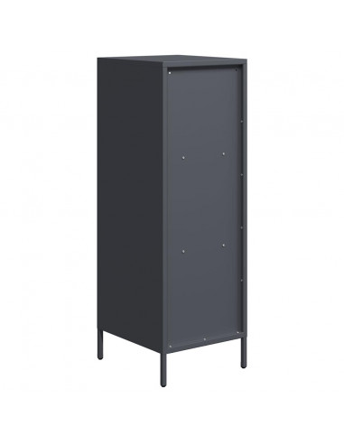 Credenza Antracite 35x39x103,5 cm Acciaio