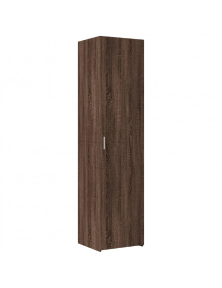 Credenza Rovere Marrone 45x42,5x185 cm in Legno Multistrato