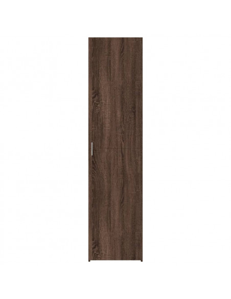 Credenza Rovere Marrone 45x42,5x185 cm in Legno Multistrato