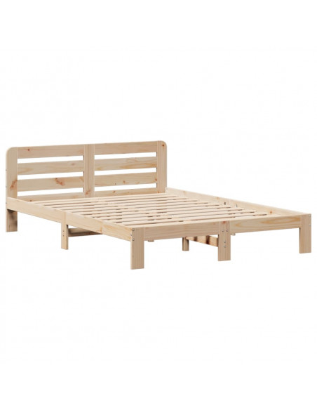 Letto senza Materasso 120x190 cm in Legno Massello di Pino