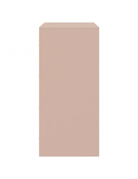 Credenza Rosa 67x39x83 cm in Acciaio