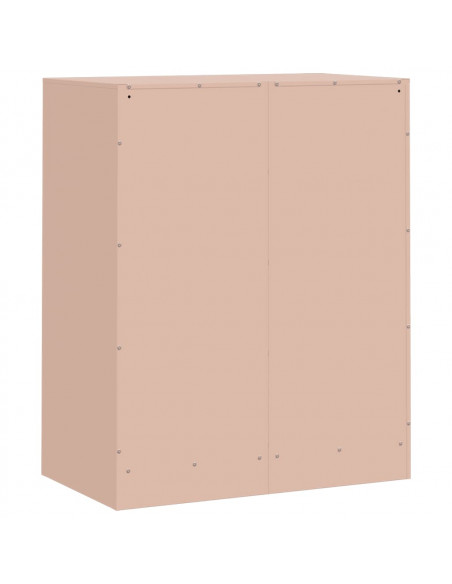 Credenza Rosa 67x39x83 cm in Acciaio