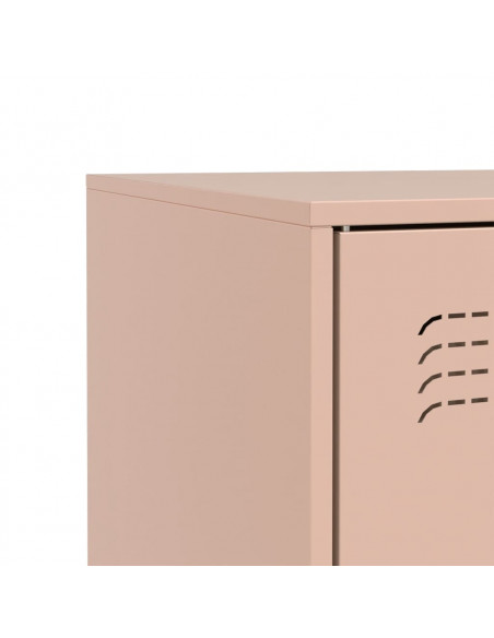 Credenza Rosa 67x39x83 cm in Acciaio