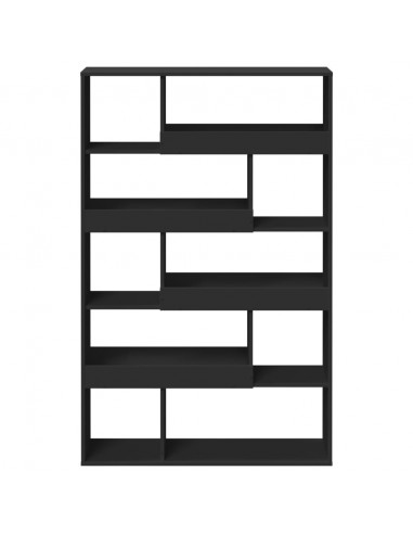 Libreria Nera 100x33x156,5 cm in Truciolato