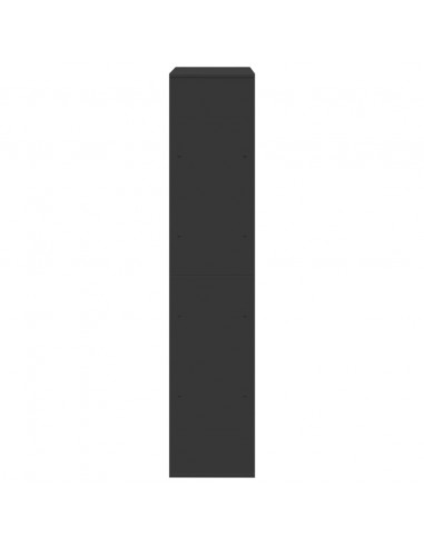 Libreria Nera 100x33x156,5 cm in Truciolato