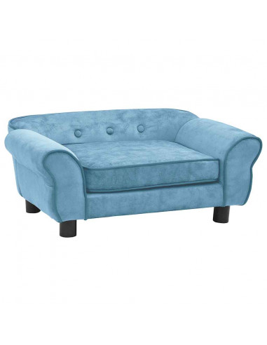 Divano per Cani Turchese 72x45x30 cm in Peluche