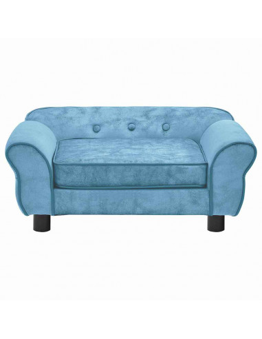 Divano per Cani Turchese 72x45x30 cm in Peluche