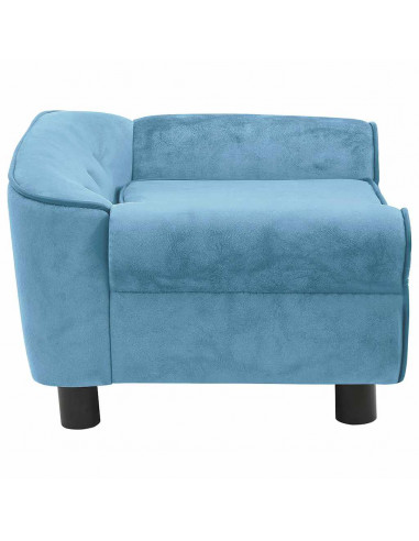 Divano per Cani Turchese 72x45x30 cm in Peluche