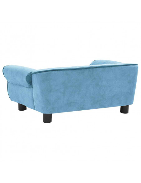 Divano per Cani Turchese 72x45x30 cm in Peluche