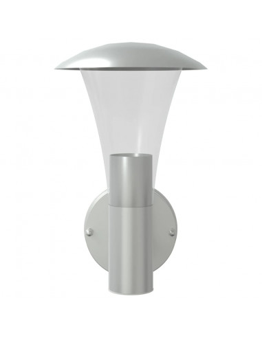 Applique da Esterno Argento in Acciaio Inossidabile