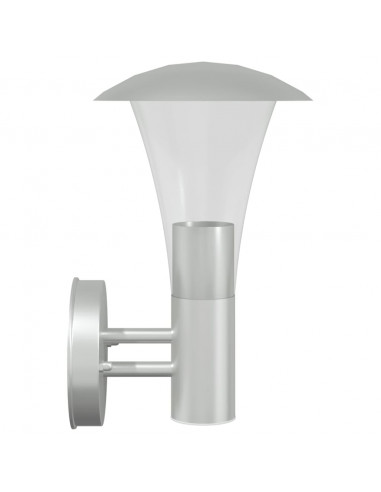 Applique da Esterno Argento in Acciaio Inossidabile