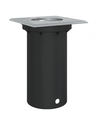 Luce per Esterni Quadrata Nera 10,5x10,5cm Alluminio Pressofuso