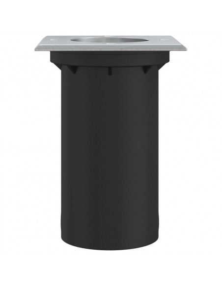 Luce per Esterni Quadrata Nera 10,5x10,5cm Alluminio Pressofuso