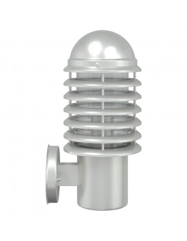 Applique da Esterno Argento in Acciaio Inossidabile