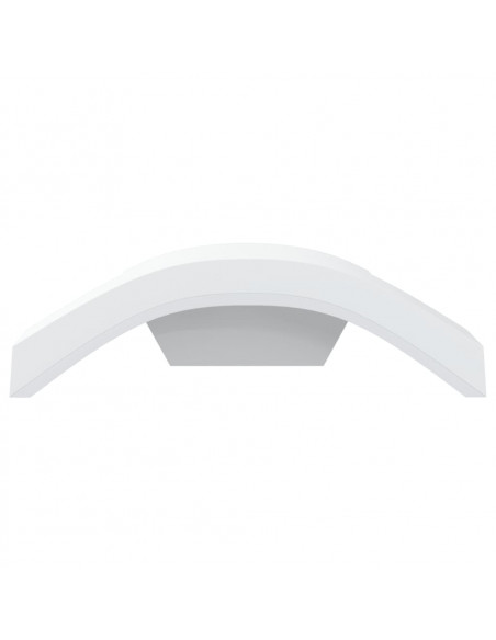 Applique per Esterni con LED 2 pz Bianche Alluminio Pressofuso