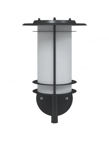 Applique da Esterno Nera in Acciaio Inossidabile