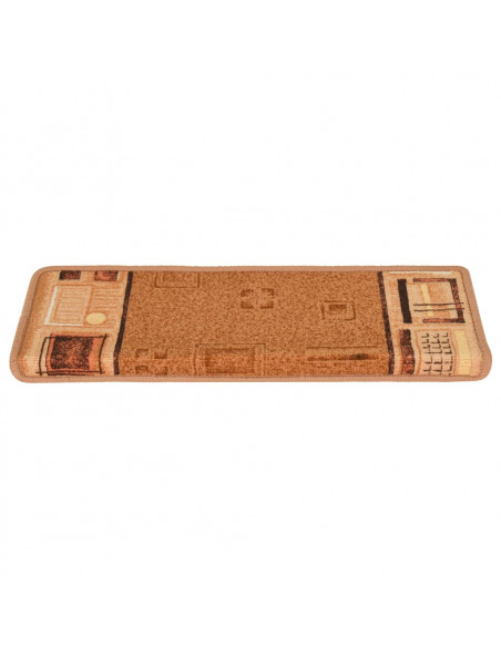 Tappetini per Scale Autoadesivi 10 pz 65x21x4 cm Beige
