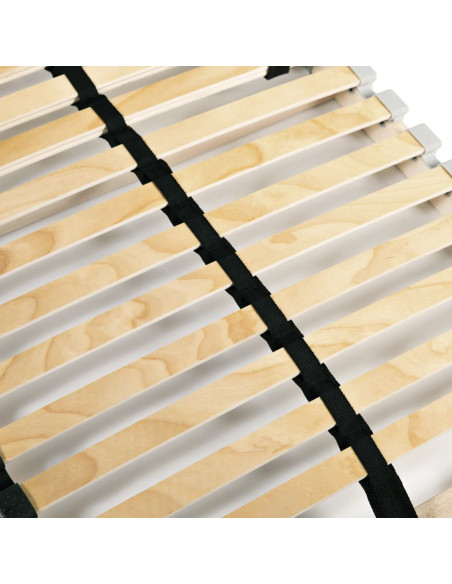 Reti a Doghe 2 pz 7 Zone con 28 Doghe in Legno 80x200 cm