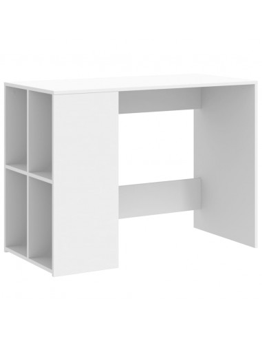 Scrivania Bianca 102x50x75 cm in Legno Multistrato