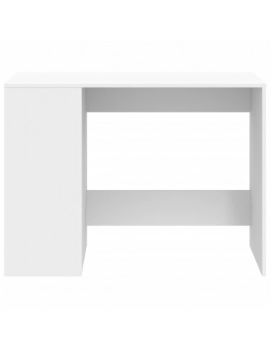 Scrivania Bianca 102x50x75 cm in Legno Multistrato