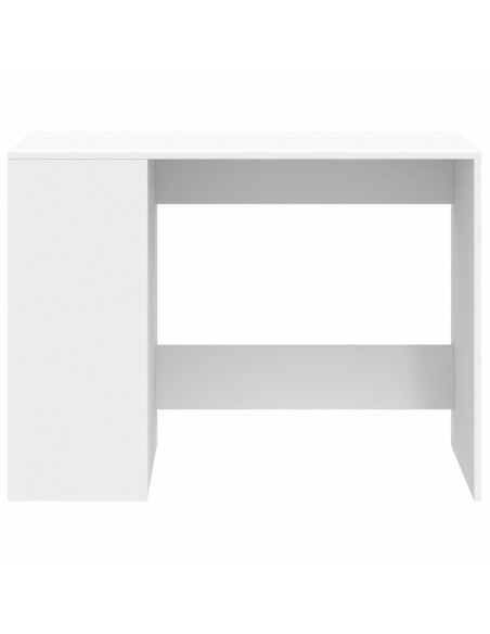 Scrivania Bianca 102x50x75 cm in Legno Multistrato