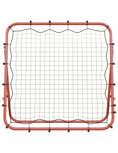 Rimbalzatore da Calcio Regolabile 96x80x96 cm Acciaio e PE