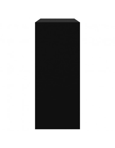 Libreria/Divisorio Nero 80x30x72 cm