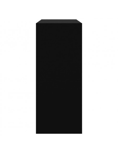 Libreria/Divisorio Nero 80x30x72 cm