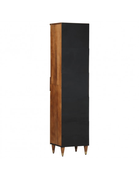 Mobile da Bagno 38x33x160 cm in Legno Massello di Mango