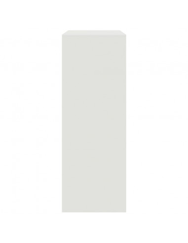 Credenza Bianca 67x39x107 cm in Acciaio