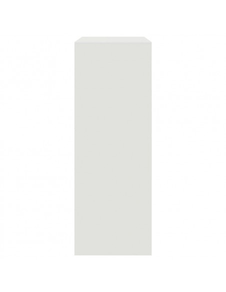 Credenza Bianca 67x39x107 cm in Acciaio