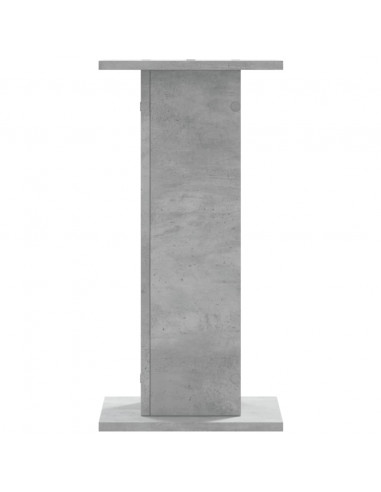 Supporti per Piante 2 pz Grigio Cemento 30x30x60 cm Truciolato